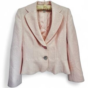 🌹Banana Republic Rosette Textured Wool
Blend Peplum Blazer Size 10